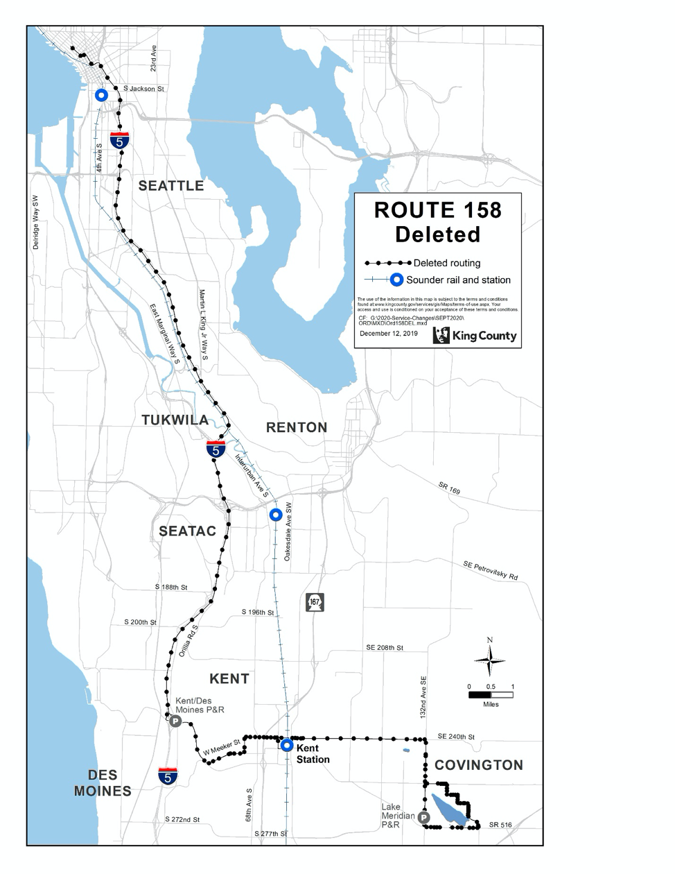 Deleted Route 158. (King County)
