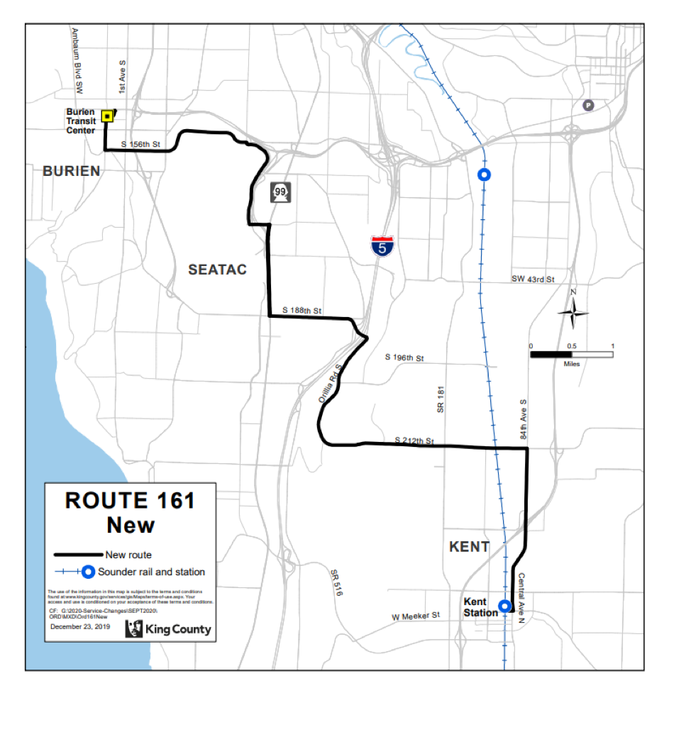 New Route 161. (King County)