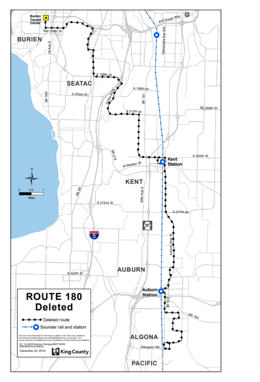 Deleted Route 180. (King County)