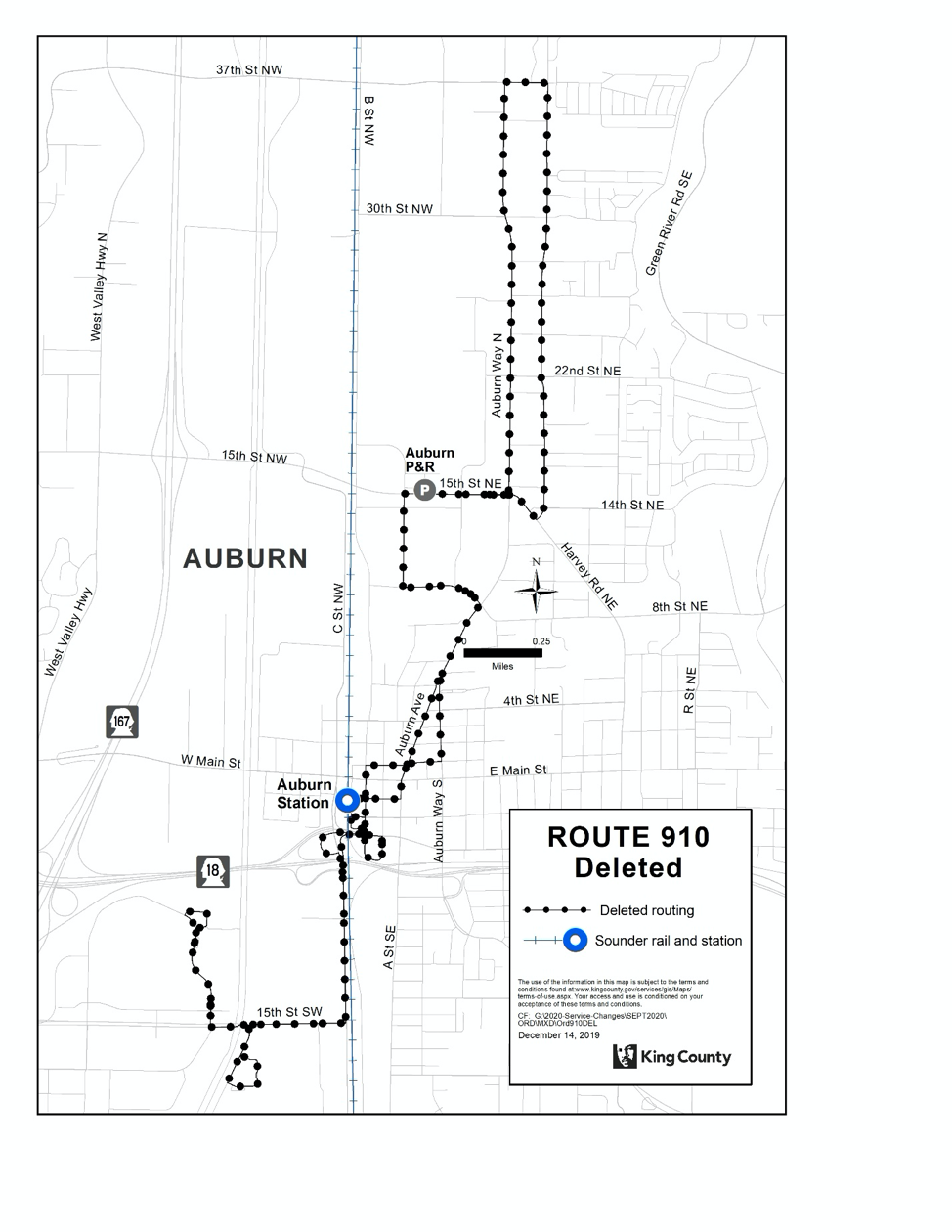 Deleted Route 910. (King County)