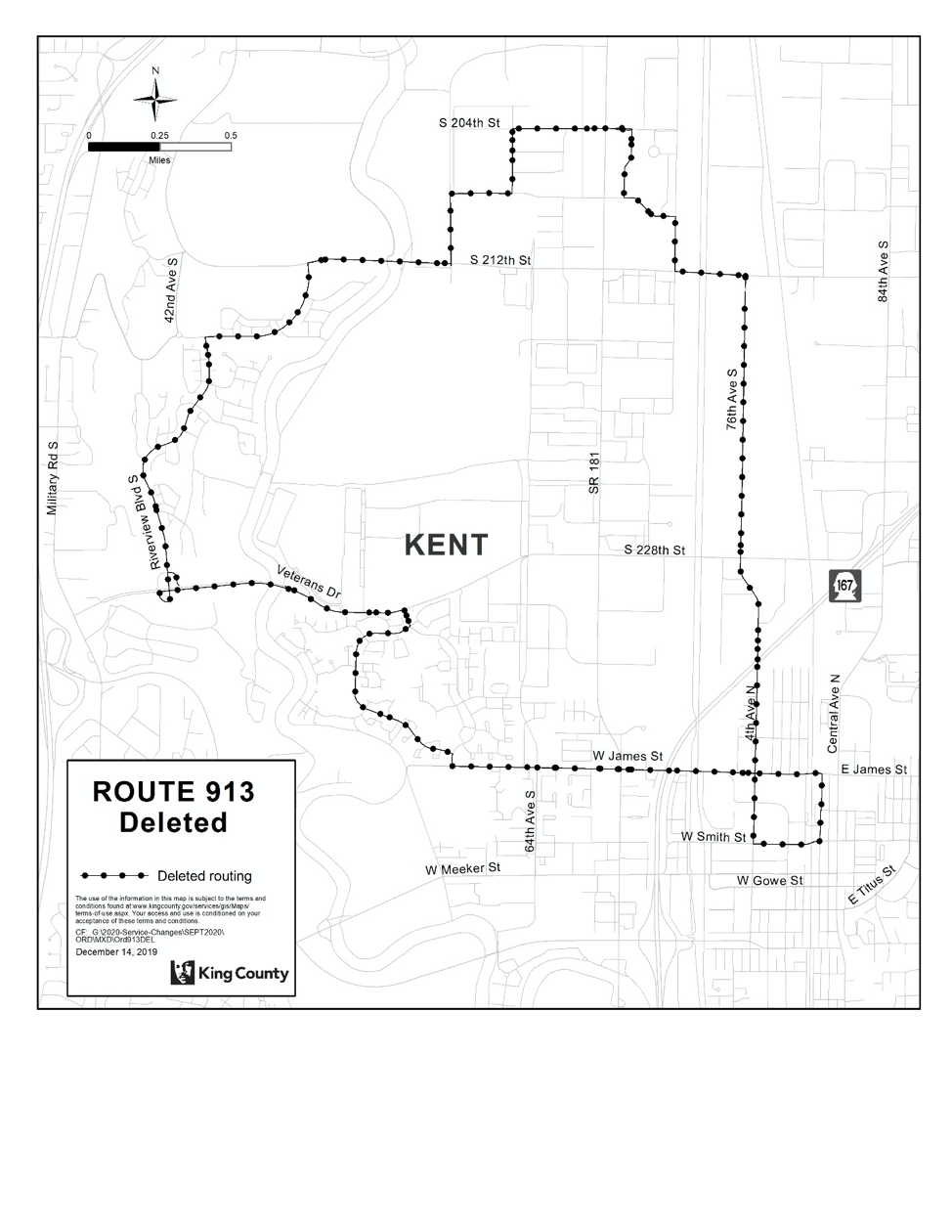 Deleted Route 913. (King County)