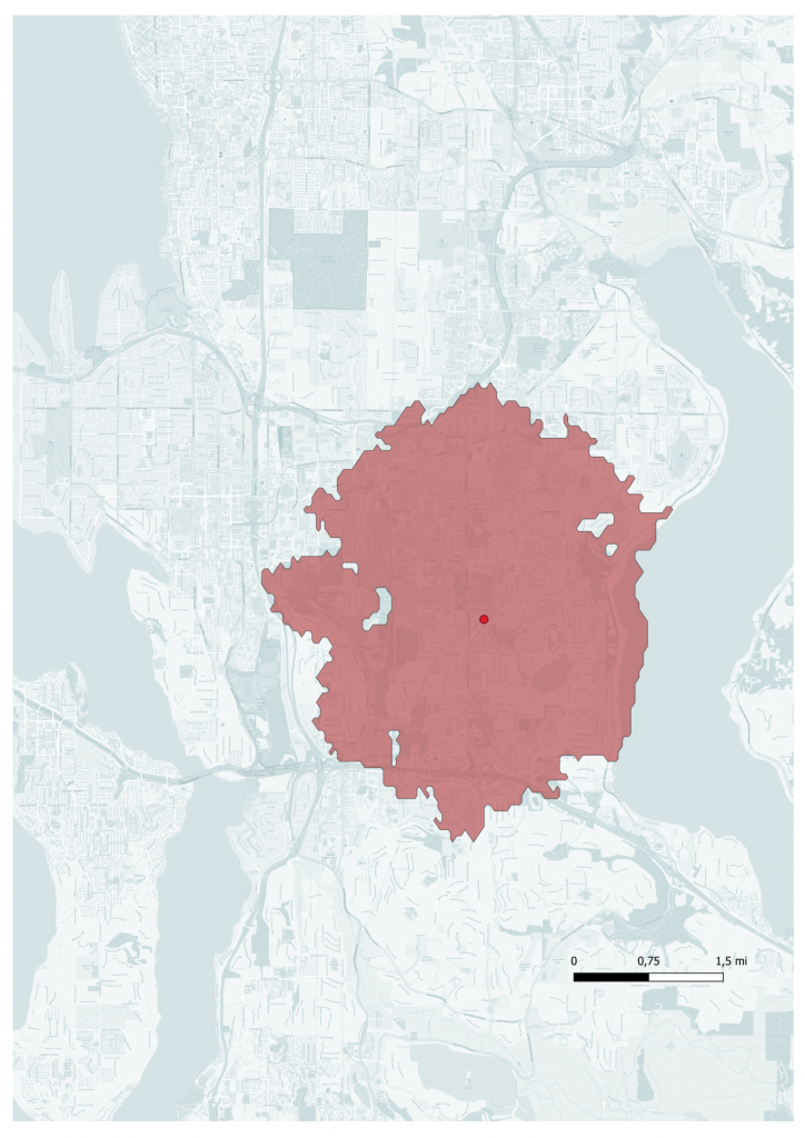Lake Hills is on the east side of Bellevue along Lake Sammamish. (Graphic by Christopher Randels)