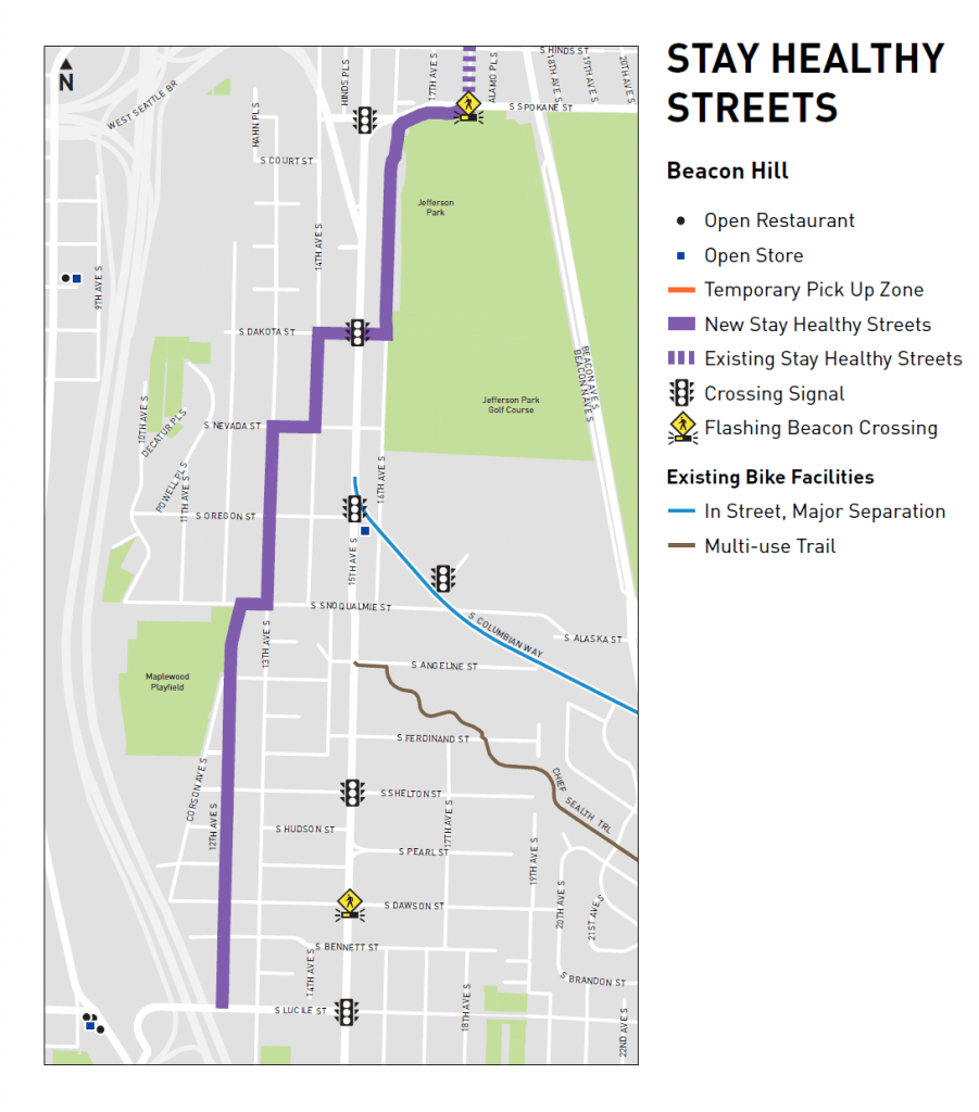 The Beacon Hill extension will take the existing facility south to Lucille Street alongside Jerfferson Park. (SDOT)