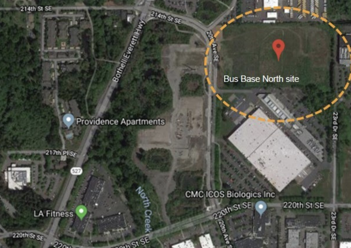 Planned bus base location. (Sound Transit)