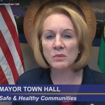 Mayor Durkan at tele-town hall