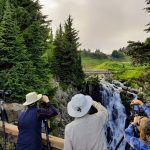 Photographers at Myrtle Falls at Paradise