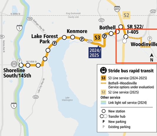 Cut from 522 BRT Plans, Woodinville Will Get a New Express Bus Instead