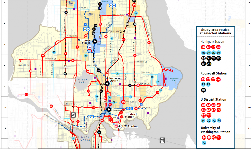 Metro's restructure map is quite a bit less dense.
