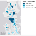Seattle urban village map