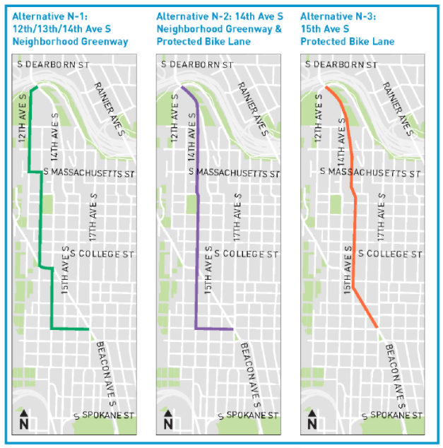 More notes on two-way vs one-way bike lanes on Beacon Hill – Seattle Bike  Blog