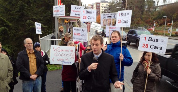 Fitzgibbon at Rally (Photo by WSTC)