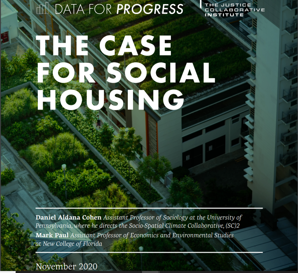 Daniel Aldana Cohen, Assistant Professor of Sociology at the University of Pennsylvania, where he directs the Socio-Spatial Climate Collaborative, (SC)2 Mark Paul Assistant Professor of Economics and Environmental Studies at New College of Florida. November 2020.