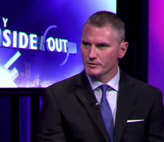 Besieged and Defiant: Seattle Police Guild President Solan Defends Fascist Coup Mike Solan, a white guy in a suit on the CIty Inside Out program.