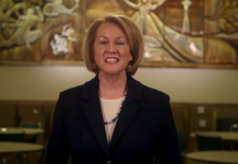 Mayor Durkan Lays Out Brief Agenda in Brief Speech Mayor Durkan delivers her speech