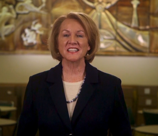 Mayor Durkan Lays Out Brief Agenda in Brief Speech Mayor Durkan delivers her speech