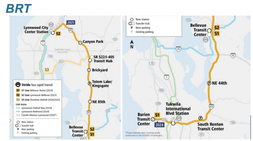 How the BRT lines could be phased. (Sound Transit)