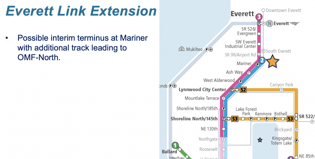 How the Everett Link extension could be phased (Sound Transit)