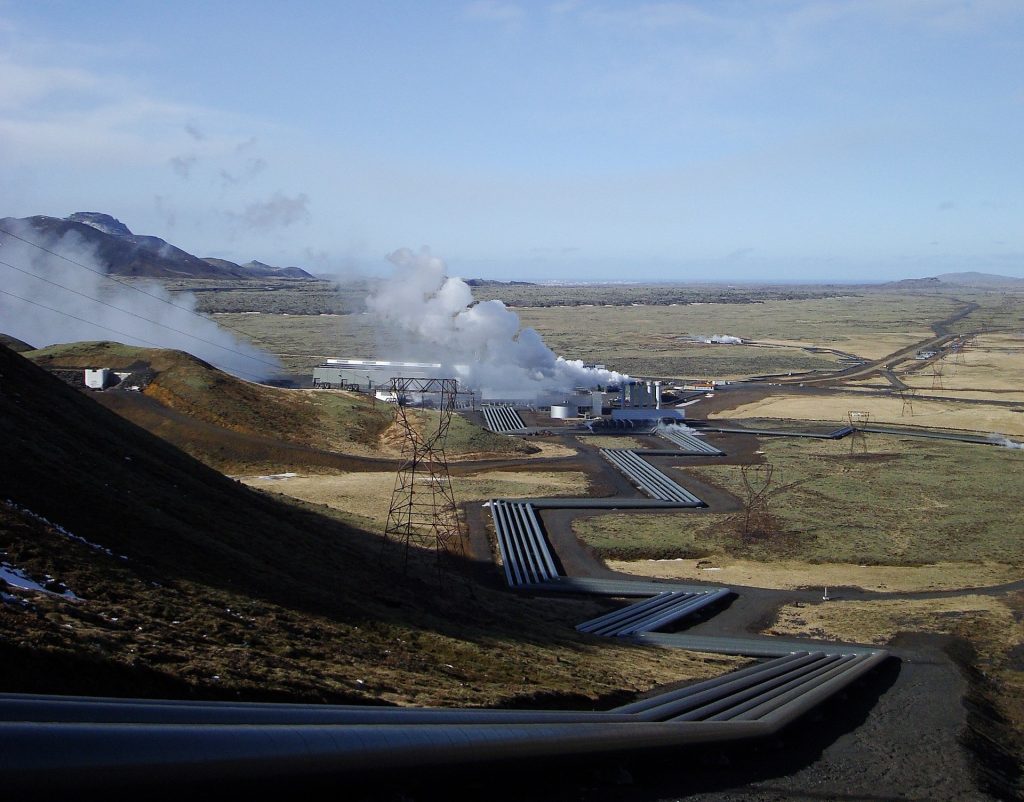 The Hellisheiði Power Station that uses geothermal energy to provide electricity and hot water for Reykjavík. (Credit: ThinkGeoEnergy)