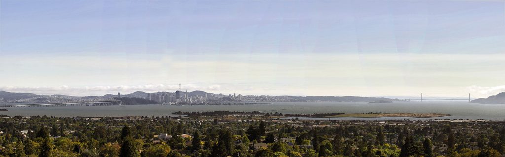 San Fransisco Skyline with Berkeley in the foreground