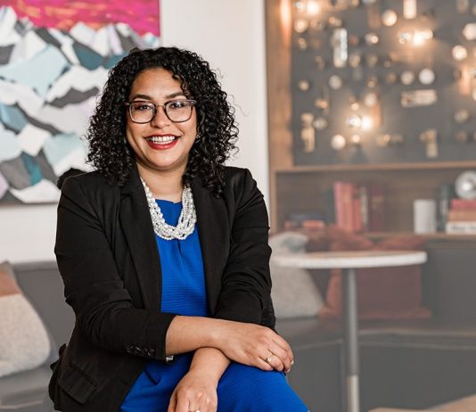 Brianna Thomas Lays Out Council Platform Centered on Criminal Justice Overhaul and Equitable Economic Rebound Brianna Thomas portrait. She wears glasses and a pearl necklace.