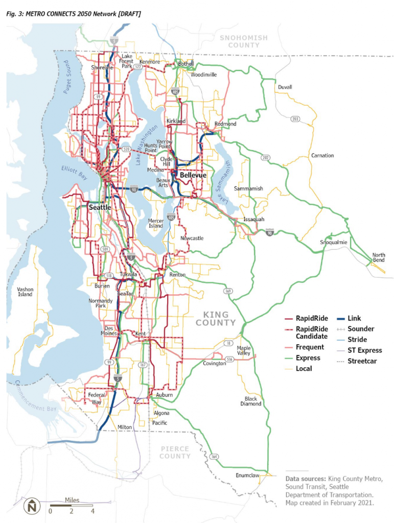 Draft 2040 network. (King County)