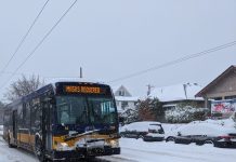 Spring 2021 Subscriber Drive Financial Update King County Metro Bus in the Snow