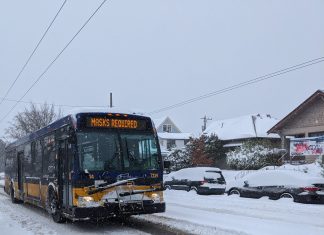 Spring 2021 Subscriber Drive Financial Update King County Metro Bus in the Snow