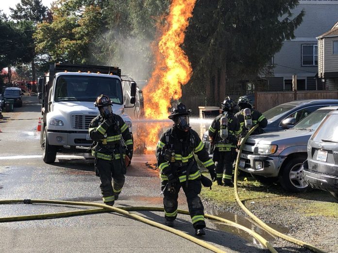 Seattle Fire Department responds to natural gas lake in 2019