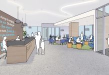 South Lake Union Community Center Open House Returns with New Design Ideas A rendering of the reception area of the community center.