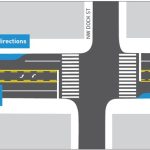 Conceptual improvements near the NW Dock St intersection. (City of Seattle)
