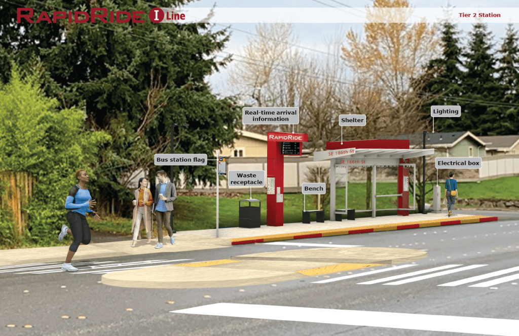 Tier 2 station rendering. (King County)