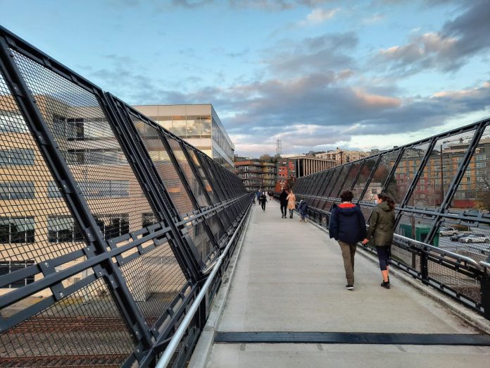 Uptown pedestrian bridge