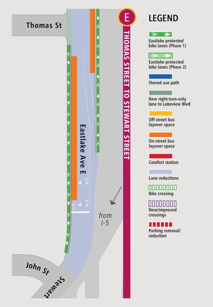 Section E map of changes. (King County)