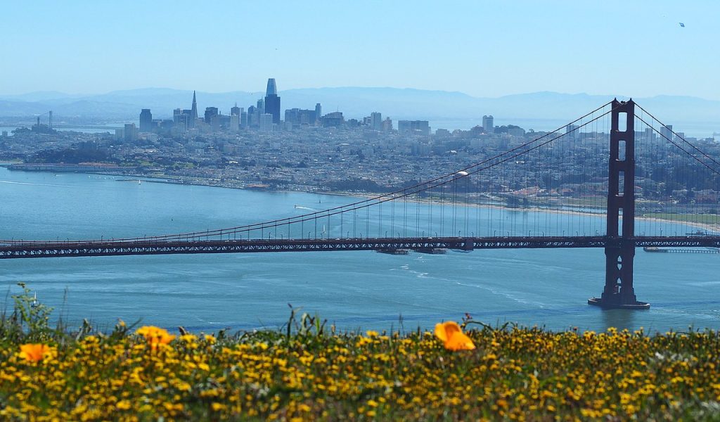 San Francisco from the Marin Headlands. (Courtesy of Noah Friedlander)