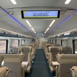 Interior of a Venture coach on Brightline. (Phillip Pessar / Wikipedia)