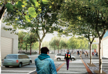 Work Starts on Railroad Way Pedestrian and Bike Space Near SoDo Stadiums