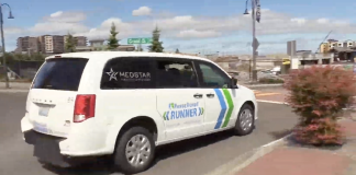 Pierce Transit Runner van in motion. (Pierce Transit)