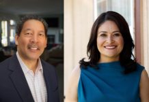 2021 Primary Precinct Results Show Familiar Rich vs Rent-burdened Battle Lines Harrell is in a dark blazer and González a blue top.