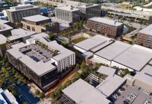 With Light Rail’s Arrival, Northgate Urban Center Takes Shape A rendering shows the potential and planned projects at Northgate Station, formerly Northgate Mall.