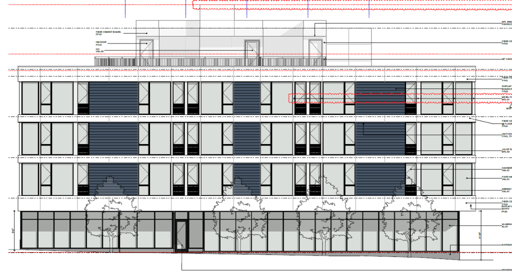 A proposed apartment at 6420 Brooklyn Ave NE's rending. It will be on 65th, close to Roosevelt High School