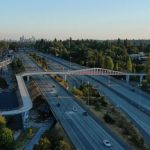 SDOT’s pedestrian and bicycle bridge at Northgate