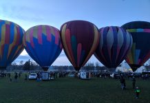 An Urbanist’s Destination Guide to the Roosevelt Station Area Five hot air balloons at Green Lake Park's eastern fields. This was taken during 2018 annual Pathway of Lights.