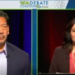 Harrell and Gonzalez at debate