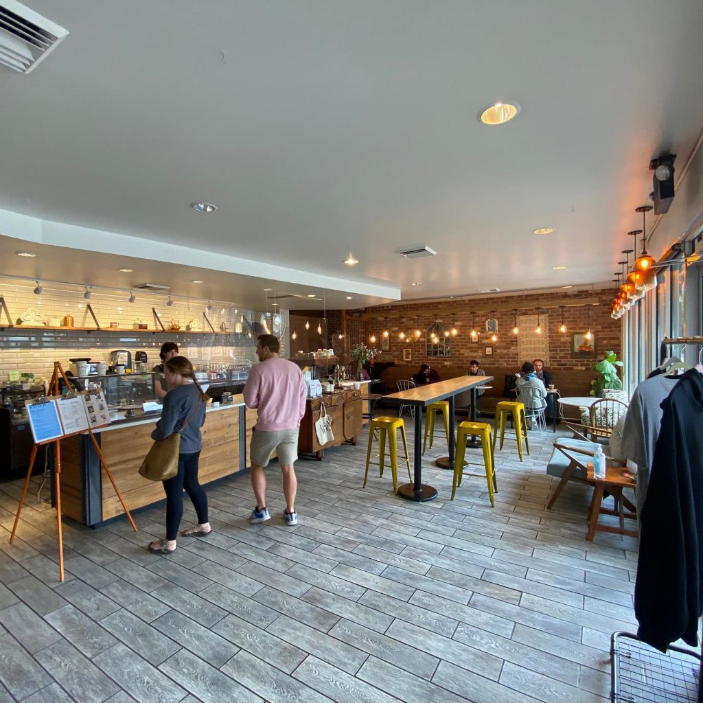 The interior of ugly mug cafe in the U District
