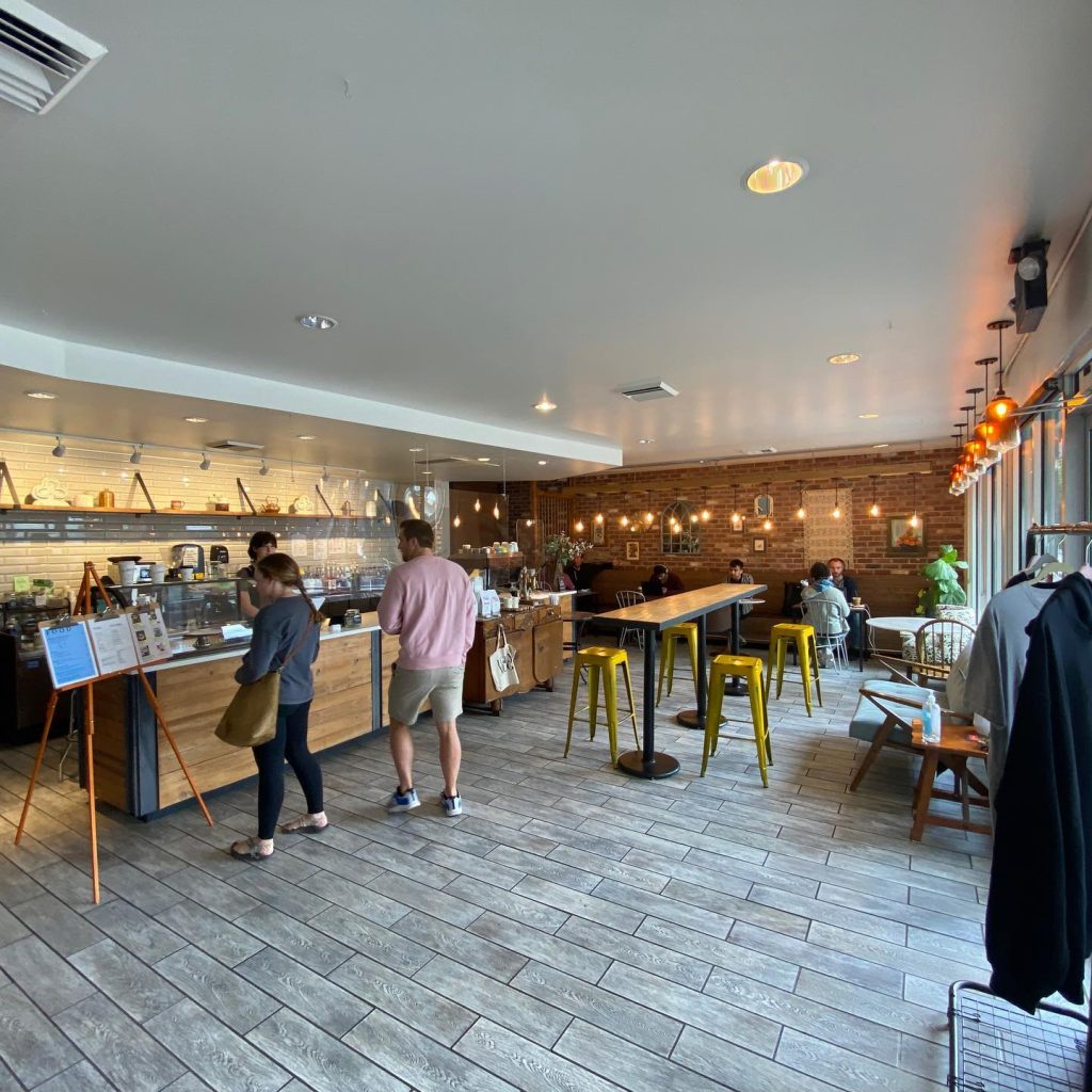 The interior of ugly mug cafe in the U District