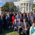 Durkan and co outside of Whitehouse for BIF signing