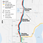 Lynnwood Link light rail map