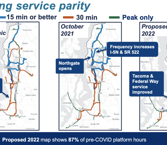 Sound Transit’s 2022 Service Plan Rests Heavily on Boosting Staffing Levels
