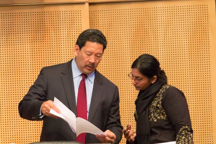 Kshama Sawant and Bruce Harell