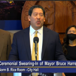 Seattle Mayor Bruce Harrell at Signing In Ceremony